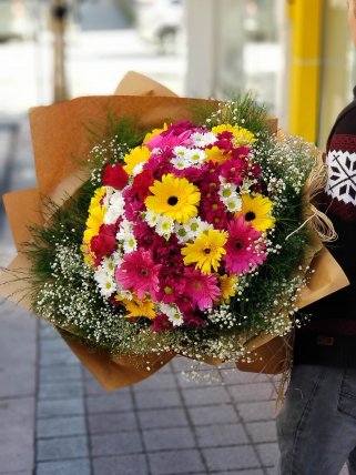 Kucak Dolusu Kır Çiçeği Buketi