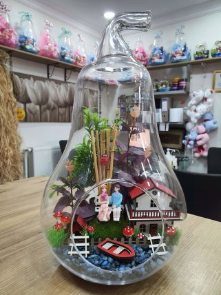 Büyük Boy Armut Teraryum Hobi Bahçesi