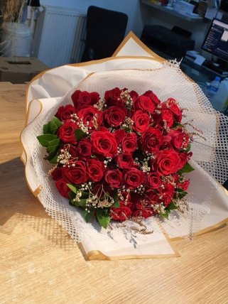 Kütahya Kırmızı Gül Buketi