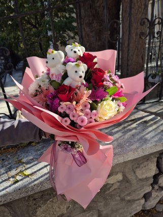 Sevimli Buket Ayıcık