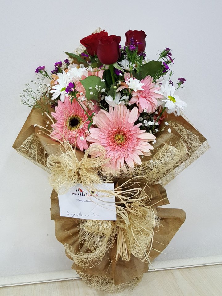 Pembe Gerbera Buketi Kütahya İçin Çiçek