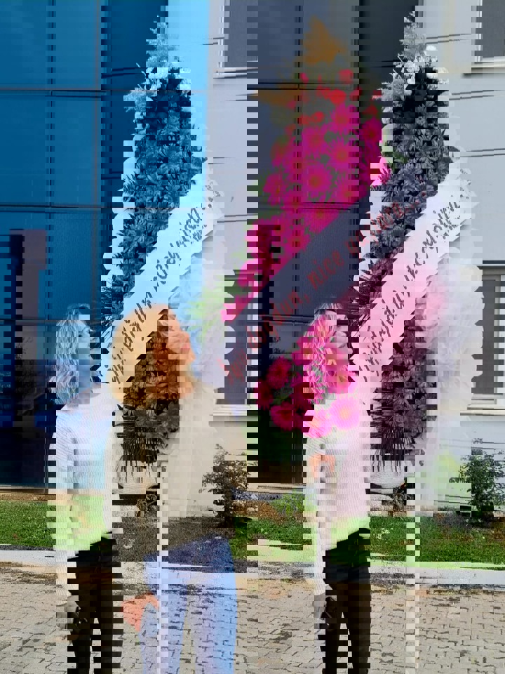 Pembe Düşler Kutlama Çelengi