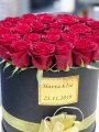 Çiçekçi - Adınıza Özel Kutuda Kırmızı Güller