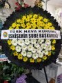 Çiçekçi - Sarı Beyaz Cenaze Çelengi