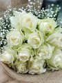 Çiçekçi - 11 Beyaz Gül Buketi
