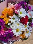 Çiçekçi - Renkli Kır Çiçekleri Buketi