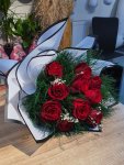 Çiçekçi - 10 Kırmızı Gülden Buket